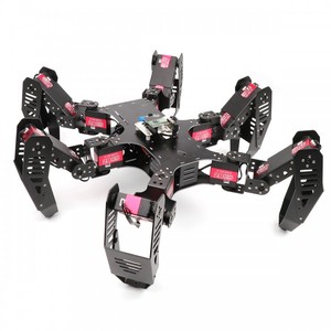 18DOF esapod Robot ragno Robot 2DOF PTZ con scheda principale per lampone Pi 4B/2G finito