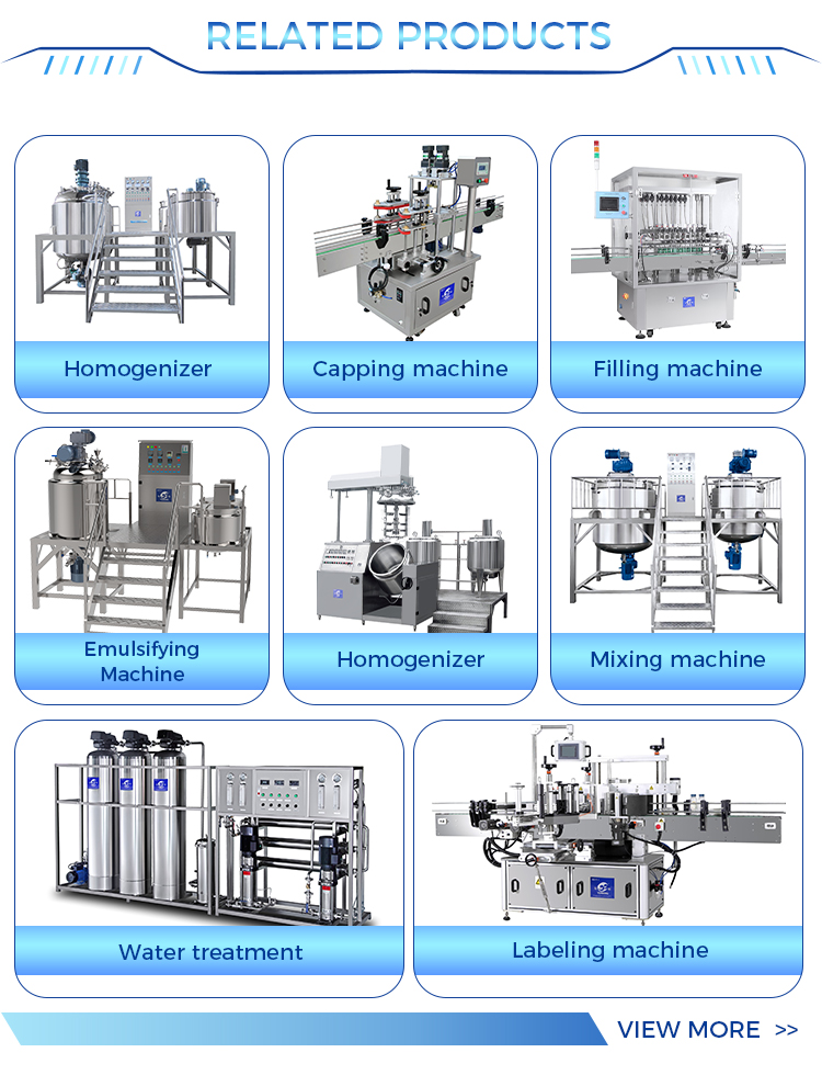 APVO small Lab vacuum homogenizer machine high viscosity cream vacuum emulsifying mixer tank
