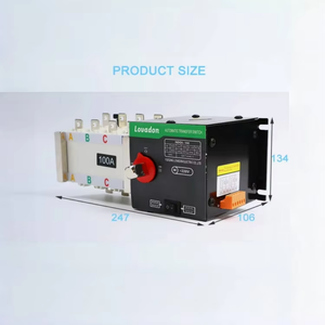Lovadon NDQ5-100a自動転送スイッチデュアルウェイ3フェーズ4ポール100/125A 220V 60Hz PCタイプ孤立した - Product Image 4