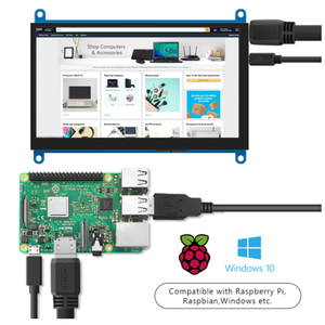 IPS 7 pollici schermo AIDA64 Display LCD mini pc Touch Module 1024x600 per Raspberry Pi 3 Pi4 PC monitor monitor orange pi