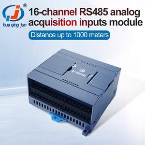 Huaqingjun 16-Channel RS485 Communication <strong>Analog</strong> <strong>Inputs</strong> <strong>Module</strong> 0-5V 0-10V Modbus RTU 16AI <strong>Module</strong> for <strong>PLC</strong>