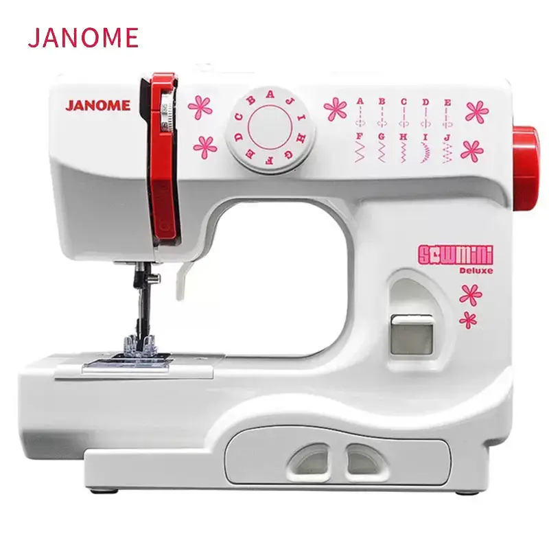 JANOME 525B yüksek hızlı mini bilgisayar tek kafa dikiş makineleri