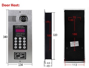 Keypad and Rfid Panel Shell <strong>Intercom</strong> Panel Housing Video <strong>Intercom</strong> Multi Apartment <strong>Intercom</strong> <strong>System</strong> - Product Image 2