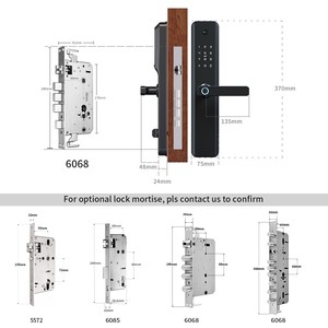 Beliebteste gehärtete Glasscheibe Finger abdruck Tuya Wifi Smart Data <span class=keywords><strong>Intercom</strong></span> Digitale Wohnungstür Smart Lock