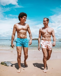 Tùy chỉnh 100% polyester thân thiện với môi chống UV thể thao Sexy Mens tắm phù hợp với đồ bơi bơi thân cây bãi biển ban quần short báo - Product Image 3