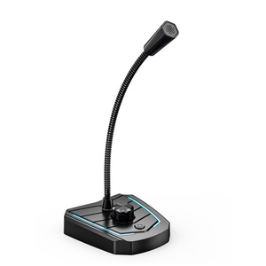 OEM USBインターフェイスデスクトップマイク心極パターンノイズリダクションコンデンサライブビデオ音声チャット録音有線 - Product Image 6