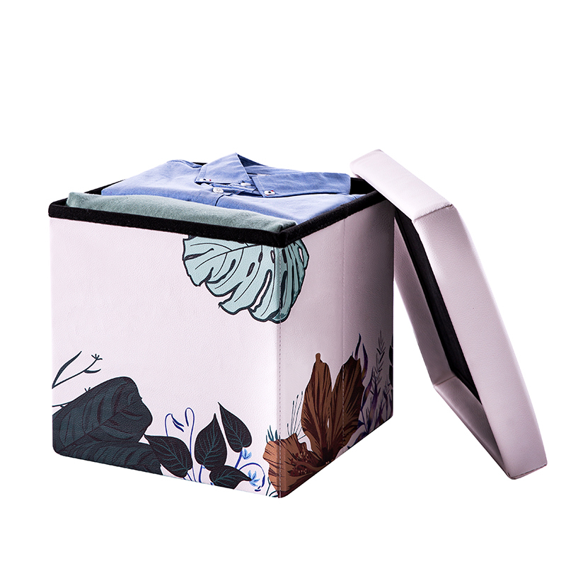 Chinese painting design traditional style pouffe ottoman foot stool ottoman
