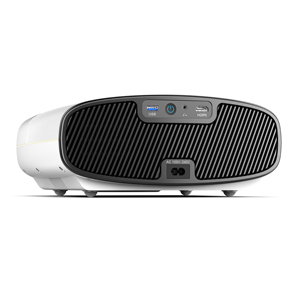 Proyector WiFi Android 11 4K con 2G RAM y altavoz estéreo incorporado Lámparas LED LCD para negocios y uso de películas Enchufe europeo de EE. UU. - Product Image 3