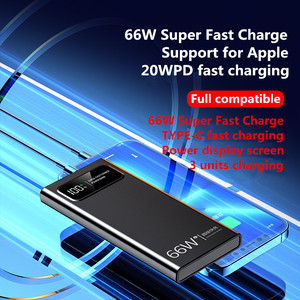 Mini 10000Mah Super Fast Charging <strong>Qc3.0</strong> <strong>Power</strong> <strong>Bank</strong> for All Mobile 66W Phone Charger Led Display <strong>Power</strong> <strong>Banks</strong> - Product Image 4