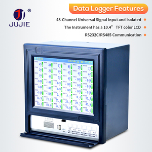 48 Channels Real Time <strong>Data</strong> <strong>Logger</strong> with <strong>Modbus</strong> RS485 RS232 USB Alarm Function - Product Image 4
