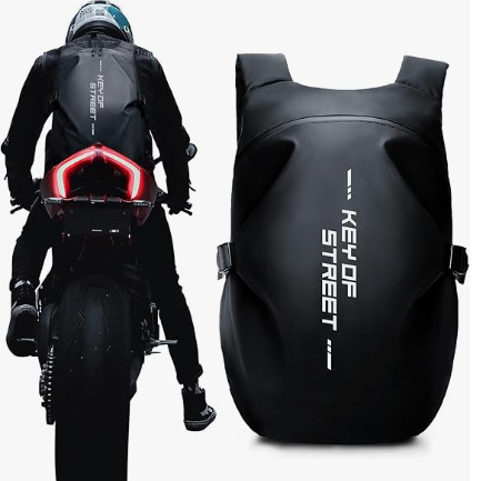 Letter reflective black helmet bag