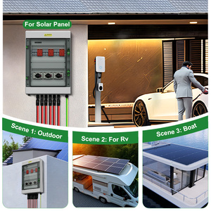 CNLonQcom Outdoor Waterproof PV Combiner Box DC500V 1 <strong>Input</strong> 1 Out with Fuse SPD QD IP65 Solar <strong>Control</strong> Box - Product Image 2