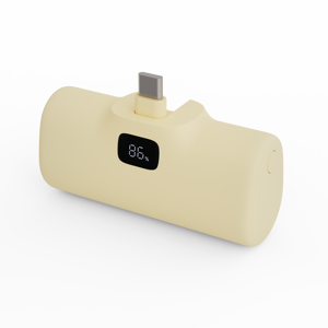 2024 Foldable 5000mAh Capsule <strong>Design</strong> Power Bank with Dual Type-C &amp; LED Display High Capacity Waterproof 18W/20W <strong>Output</strong> Power - Product Image 1
