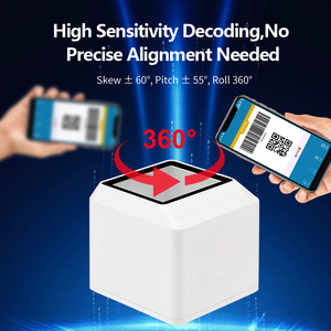 JINGXIN Large Format 1D 2D Omni <strong>Qr</strong> <strong>Code</strong> Reader Hands Free Desktop Barcode Scanner - Product Image 4