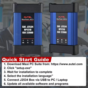 2025 Autel MaxiFlash JVCI + J2534 RP1210 ISO 22900 устройство программирования ECU работает с IM608 II IM608Pro II - Product Image 4