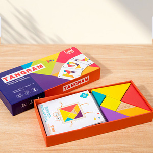 儿童智力力量开发早教玩具木制七巧板教具一年级小学生 - Product Image 4