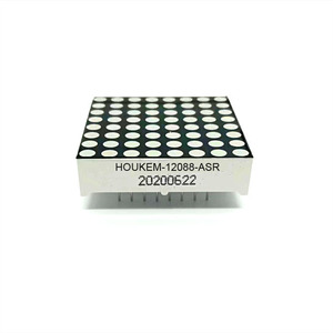 Фабрика Houkem 1,2 дюймов 8x8 точечный матричный светодиодный модуль дисплей 8*8 32x32 мм 12088 - Product Image 3