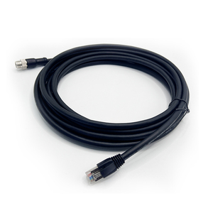 カスタム長さ工業用イーサネットケーブルA/B/D XコードM12男性からRJ45男性へCAT6A 10Gbps IP68防水厳しい環境