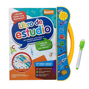 Kinder erste Wörter lernen Spanisch Board Book Spanisch-Englisch Lernspiel zeug für Kinder - Product Image 1