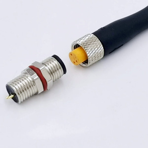 Connecteurs étanches IP68 3 4 5 8p capteur de câble soudé circulaire industriel surmoulé Aviation prises mâles et femelles M8 - Product Image 5