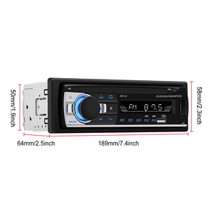 1 Din BT araba MP3 çalar LED ışık HD ekran Usb SD kart hızlı şarj Stereo kayıpsız müzik FM radyo - Product Image 5