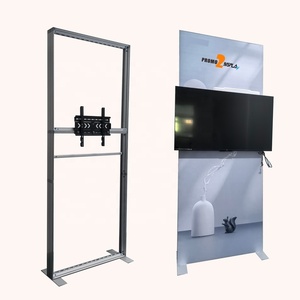 Espositore per esposizione con struttura in scatola leggera per esposizione con struttura in alluminio con profilo, Display per sfondo in tessuto, display modulare portatile - Product Image 4