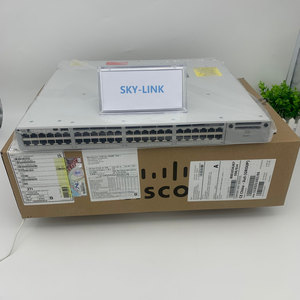 Orijinal yeni F/S C9200L serisi 48 port anahtarı C9200L-48P-4X-E ile PWR-C5-1KWAC