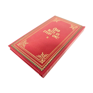 กระดาษแข็งที่ส่งมาจากโรงงานออกแบบขอบทองพิมพ์ลายหนังสือออฟเซ็ตแบบผูกกับดีลักซ์ตามสั่ง - Product Image 3