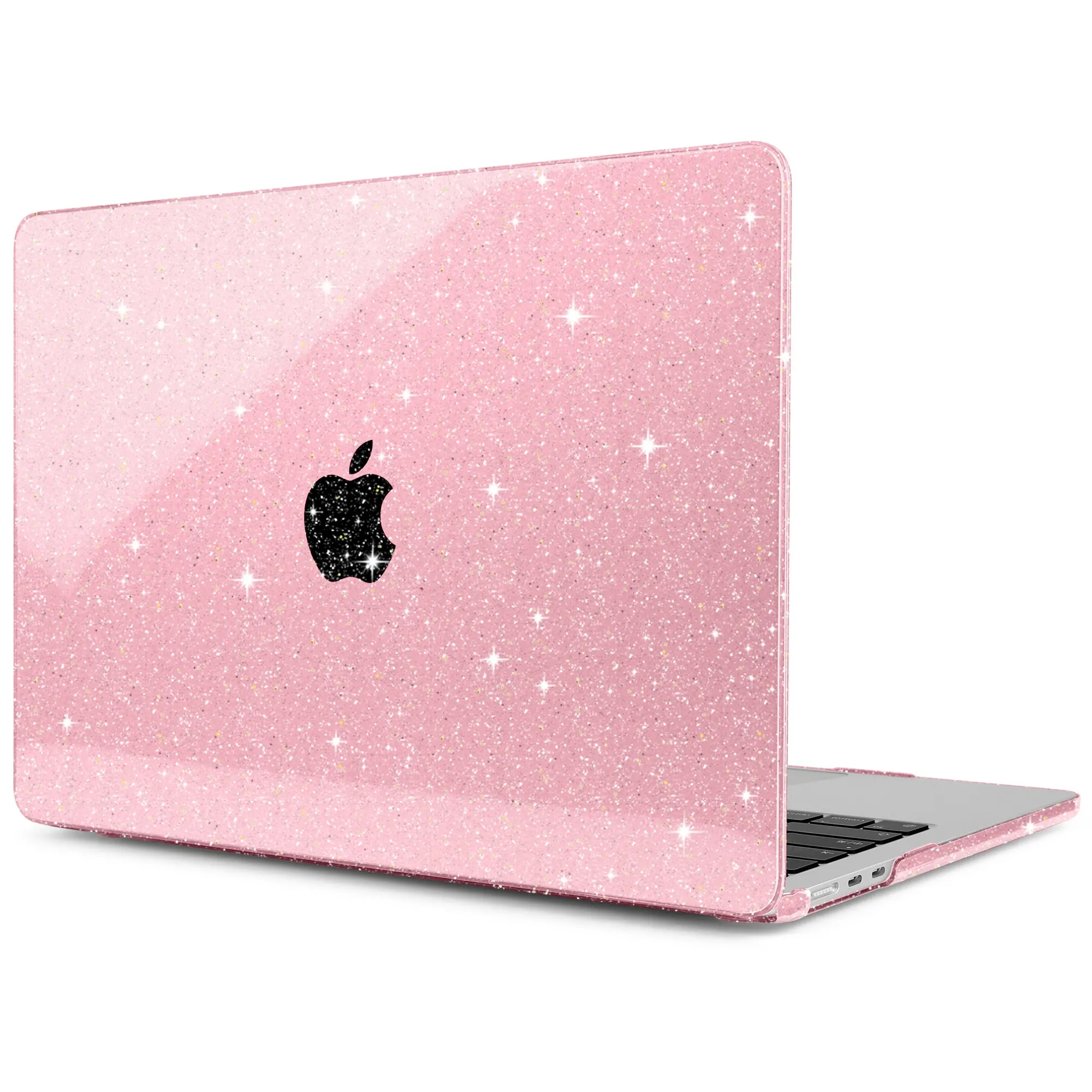 Cristal laptop rígido PC tampa ar 15 polegada a2941 para macbook air 15.3 claro Glitter Blingbling proteger caso
