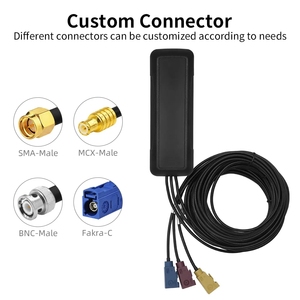Konteck7 3合1 3m RG74电缆SMA直公车辆全球定位系统LTE 4G Wifi多功能天线组合，实现最佳GNSS接收 - Product Image 3