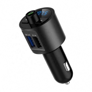 QC 3.0 Wireless Car <strong>Kit</strong> <strong>Fm</strong> Transmitter BT Mp3 Player with <strong>Fm</strong> Transmitter - Product Image 1
