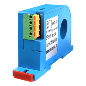<strong>Output</strong> <strong>Input</strong> 0-10V 4-20mA <strong>Output</strong> Transducer Converter DC24V Power 22mm Current Sensor Transmitter - Product Image 4