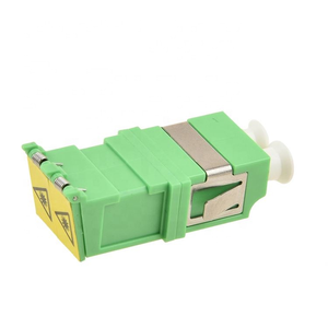 带快门的光纤 lc pc upc apc 双工光纤适配器 - Product Image 4