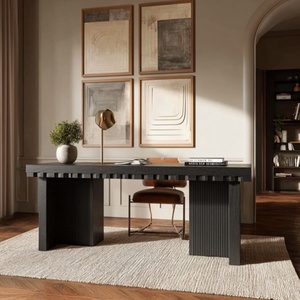Legno scrivania Multi-funzionale legno moderno Design Workstation scrivania Computer tavolo da studio per la casa ufficio - Product Image 4