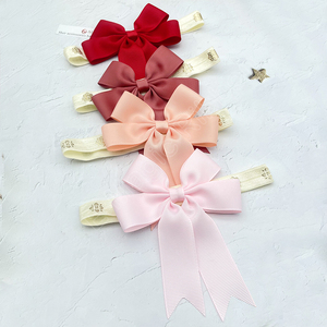 E-Magic Box Embalagem 100% Poliéster Pré-amarrado Eco-friendly Gift Ribbon Cetim Fita Arcos Com <span class=keywords><strong>Elastic</strong></span> <span class=keywords><strong>Loop</strong></span> Fita De Cetim Arcos