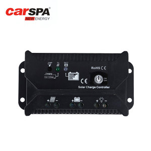 迷你太阳能充电控制器12V 24V 5A防抱死制动系统外壳太阳能脉宽调制充电控制器通过CE RoHS离网太阳能发电系统DC输出 - Product Image 1