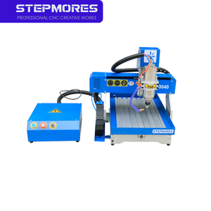 Fácil operación mini pequeño enrutador de escritorio CNC 3040 mini máquina enrutadora CNC rieles cuadrados - Product Image 6