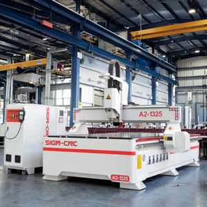 Máquina enrutadora CNC de 3 ejes de alta velocidad para madera contrachapada MDF grabado corte Servomotor 5KW consumo de energía SYNTEC DSP Control - Product Image 1