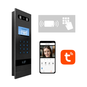Tuya TCP/IP connessione funzione UI LOGO personalizzato HD Touch Screen telefono porta Multi appartamento sistema di interfono Video per la costruzione - Product Image 6