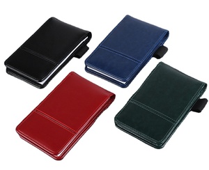 Agenda tascabile A7 in pelle PU notepad diario memo planner con mini blocco note e calcolatrice - Product Image 3