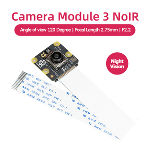 <strong>Raspberry</strong> <strong>Pi</strong> <strong>Camera</strong> Module <strong>3</strong> IMX708 Auto-Focus 75/120 Degree FOV Highly Detailed Optional Optional NoIR Version for <strong>Pi</strong> 4B 3B+ 3B