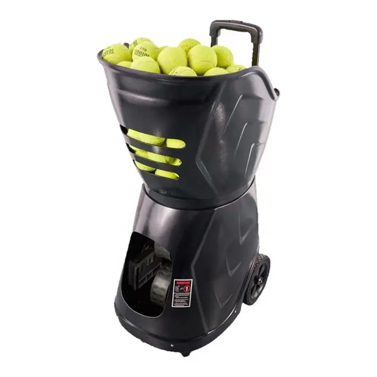 Profesyonel hafif tenis ürünleri eğitim için otomatik verici akıllı tenis topu makinesi ile App özel Logo
