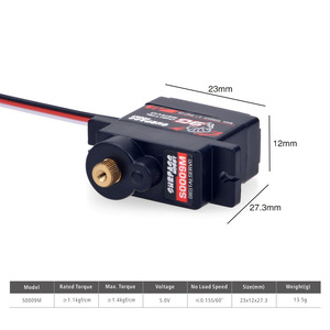 SURPASS HOBBY 9G in metallo ingranaggio digitale Micro <span class=keywords><strong>Servo</strong></span> per auto aereo ad ala fissa <span class=keywords><strong>Robot</strong></span> barca Wltoys assiale SCX24 modello parti giocattolo