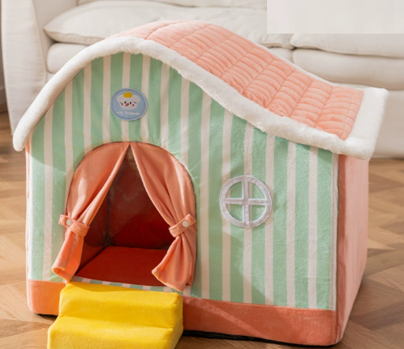 Graphene heating house nest-pink blue