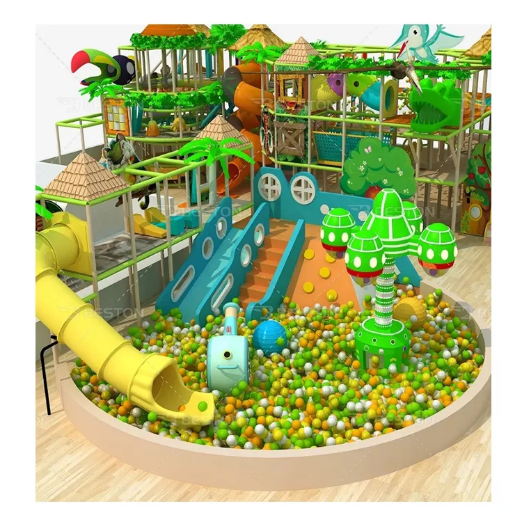 Henan fabbrica Naughty castello 100-800 mq attrezzature commerciali per bambini parco giochi al coperto