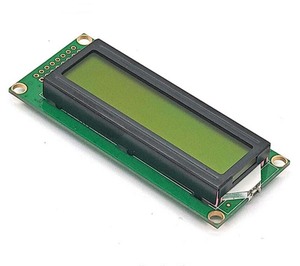 16x2 Zeichen LCD mit I2C SPI Schnitts telle