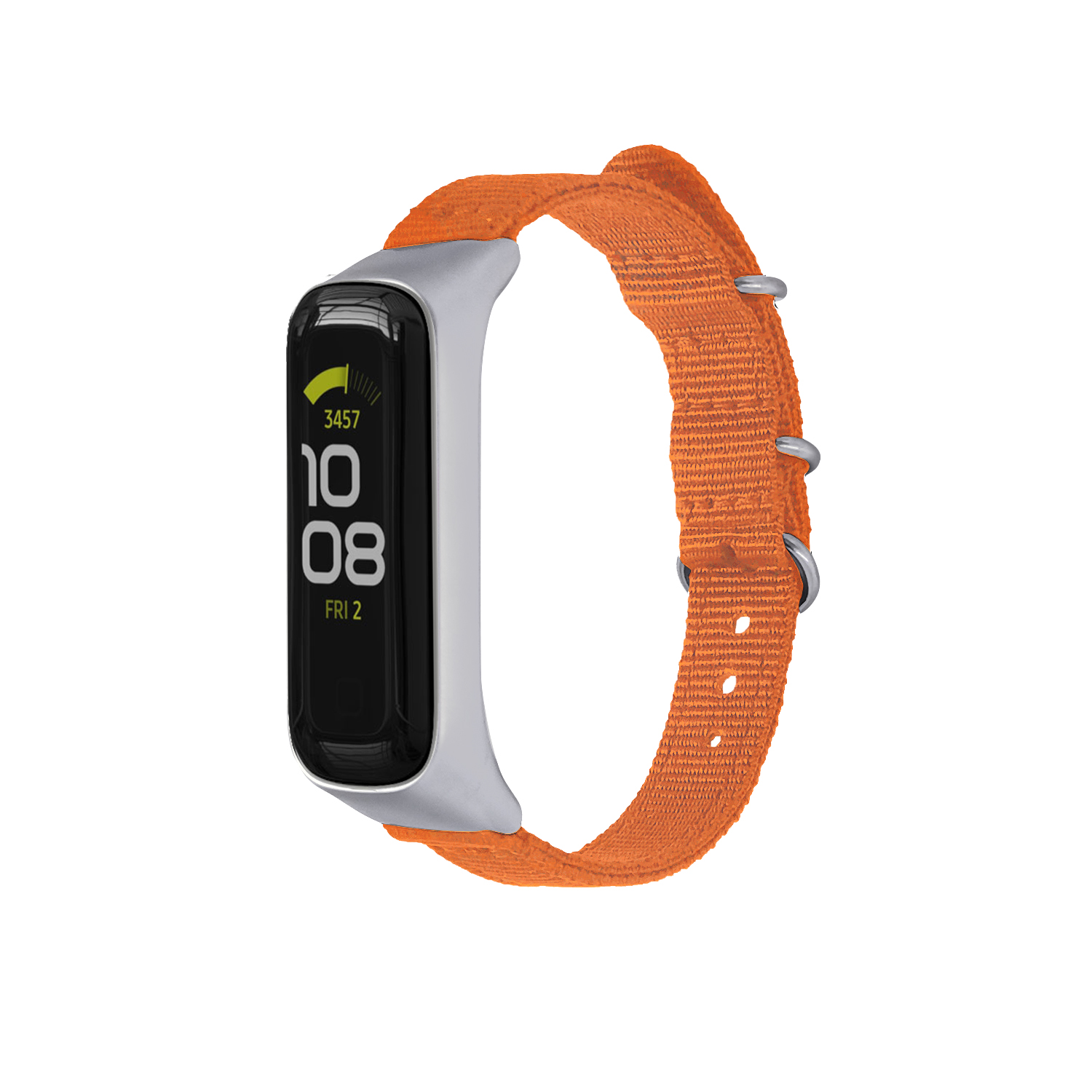 4# Cadre orange et argent