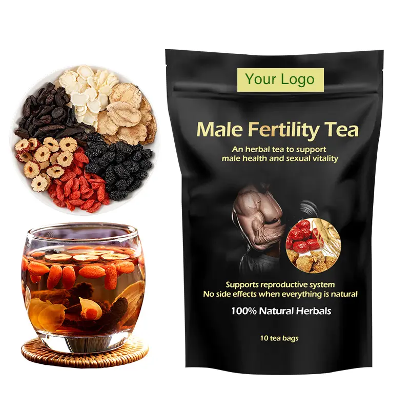 Male Enhance Tonic Herbal Men Power Energy Té de fertilidad masculina para rendimiento sexual