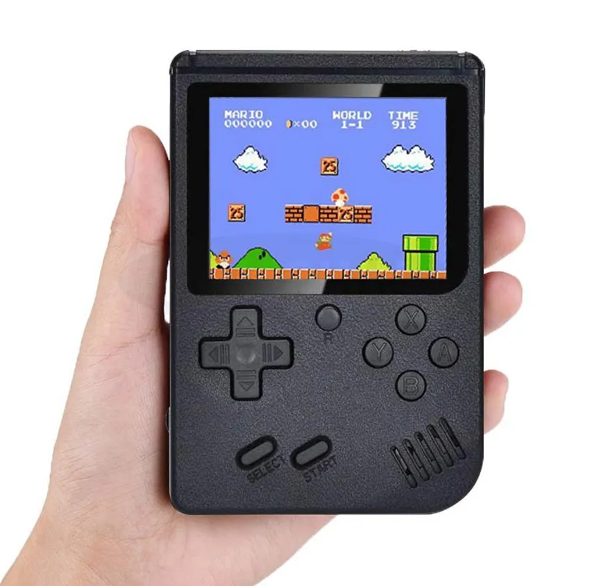 Retro Handheld Portable Game Player Kids Boys Girls Video Game Console Host Can Choose Two Players with Gamepad TV OUT