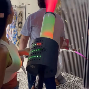 ハンドヘルドDJ CO2ジェットガンマシンRGB LED変更光霧ガスシュートキャノンパーティー用ウェディングバーショーステージ設備 - Product Image 1